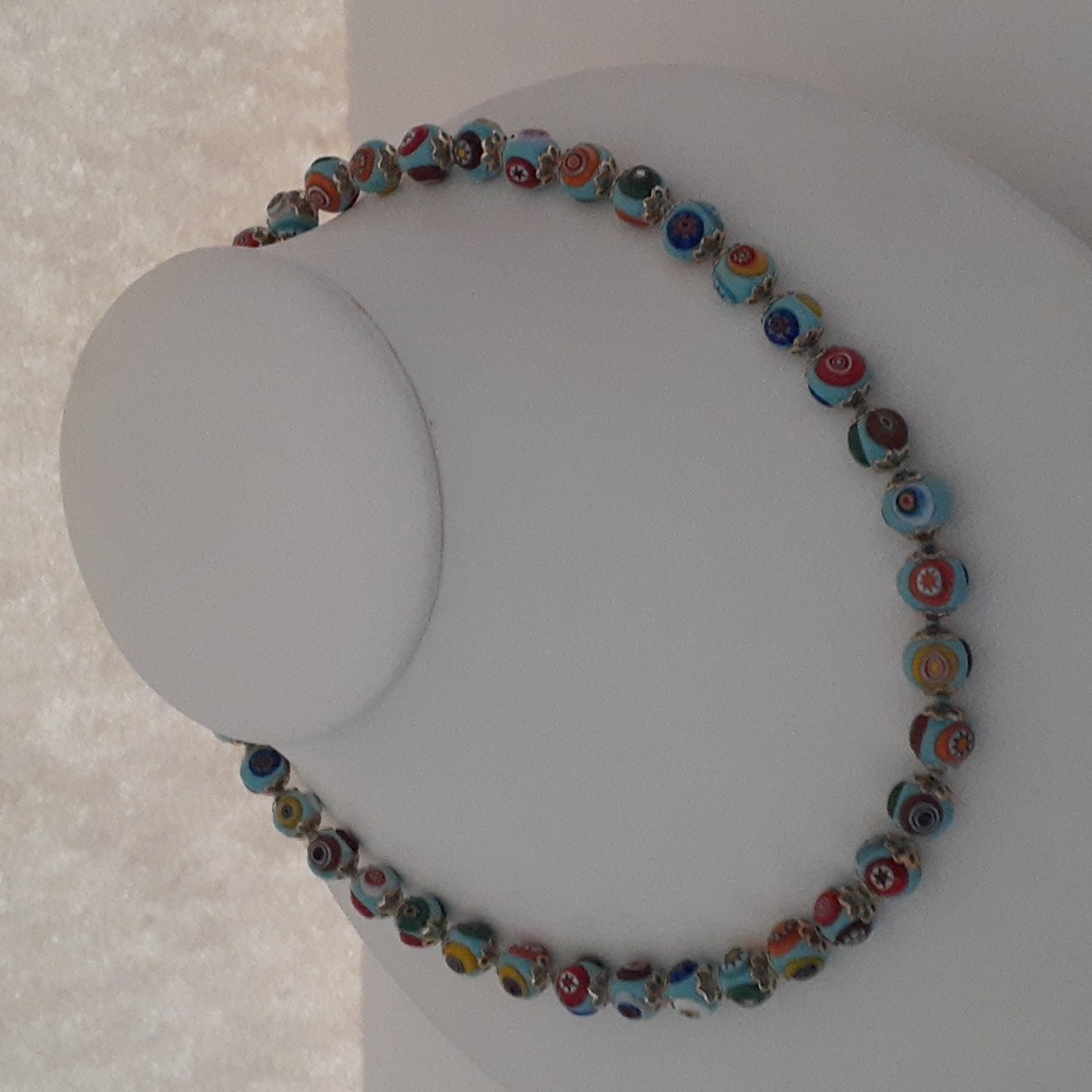 Colorful Adjustable Beaded Necklace R110 - Picture 7 of 9